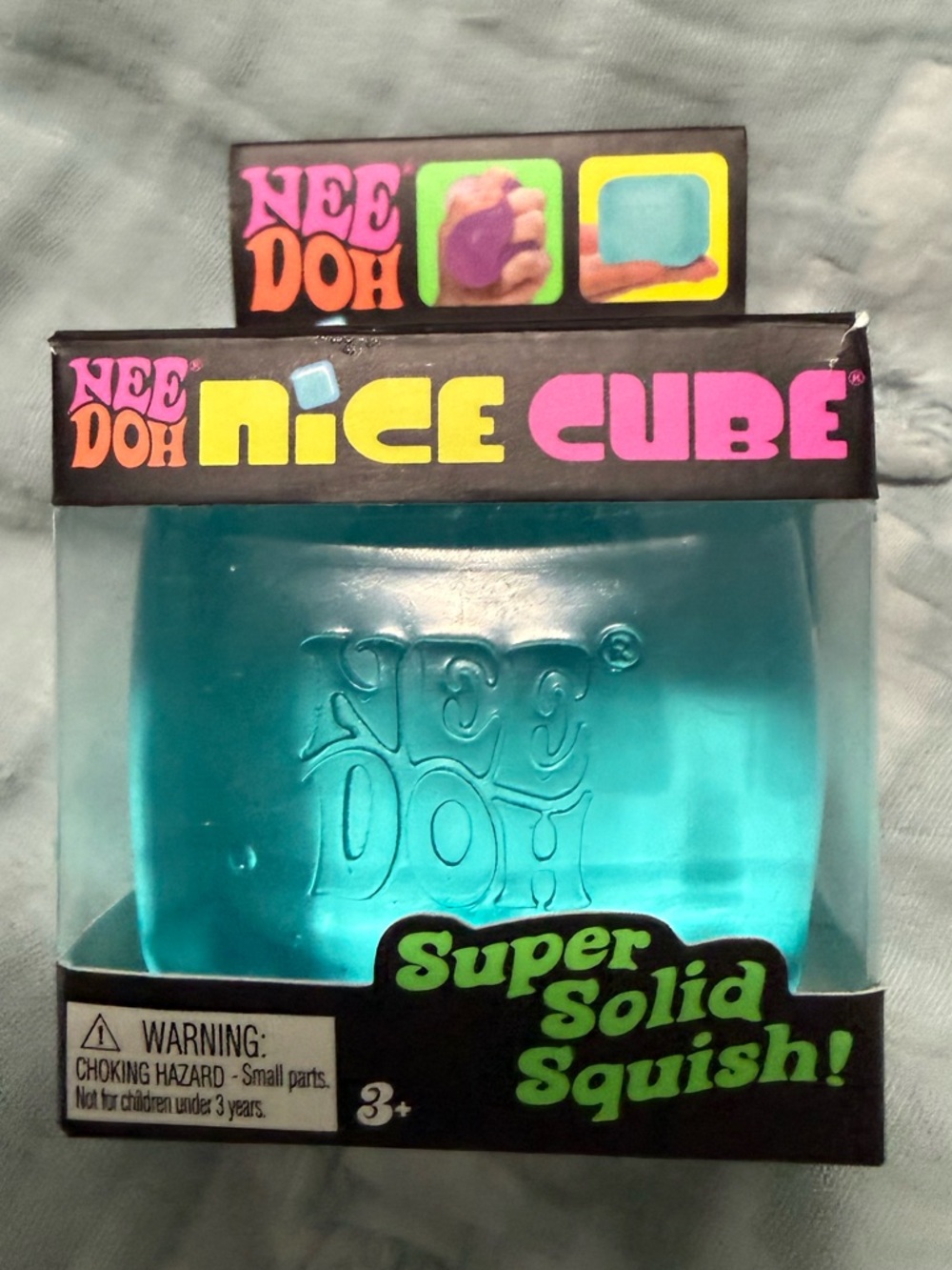 Nice Cube Super Solid Squish - Teal Blue